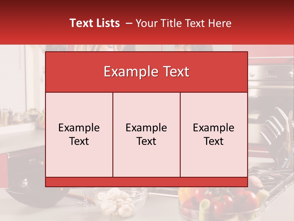 Two Women Standing In A Kitchen Preparing Food PowerPoint Template