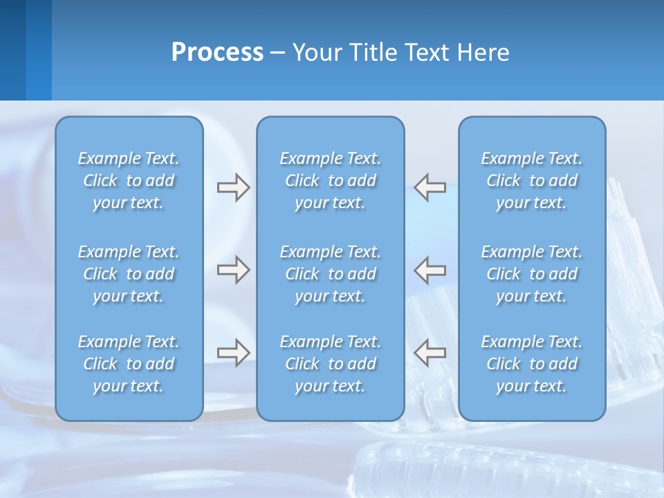 A Toothbrush With A Blue Toothpaste On Top Of It PowerPoint Template