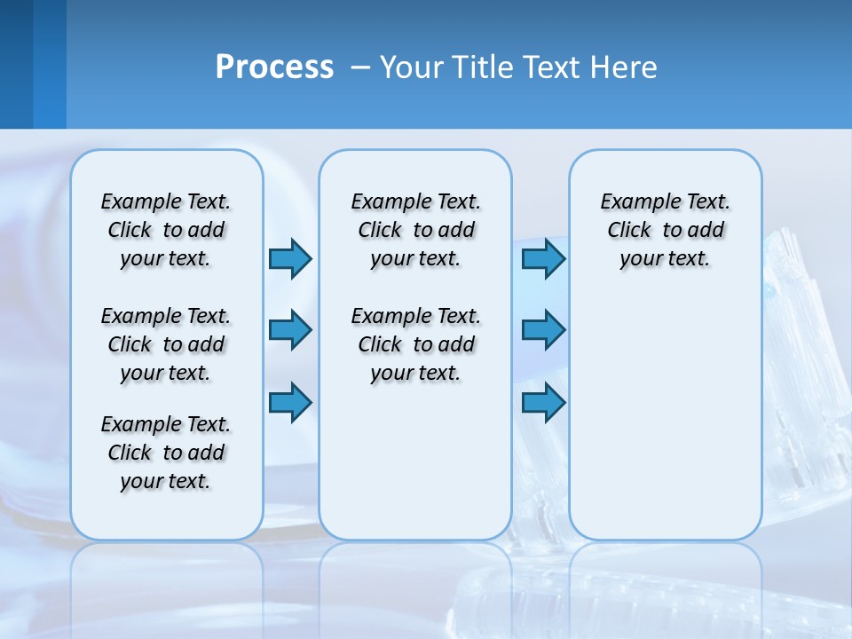A Toothbrush With A Blue Toothpaste On Top Of It PowerPoint Template
