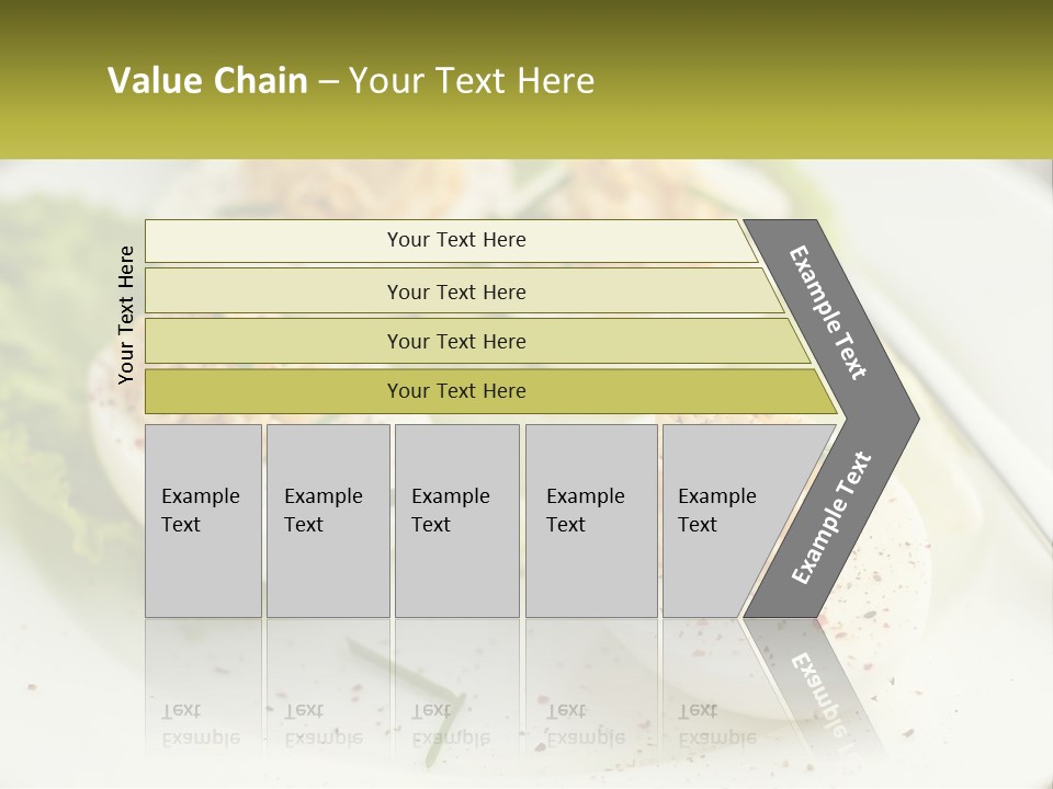 A White Plate Topped With Deviled Eggs Covered In Cheese PowerPoint Template