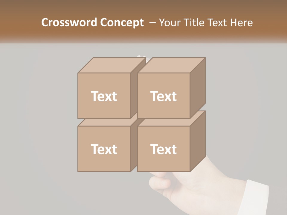 A Person Holding A Mechanical Device In Their Hand PowerPoint Template