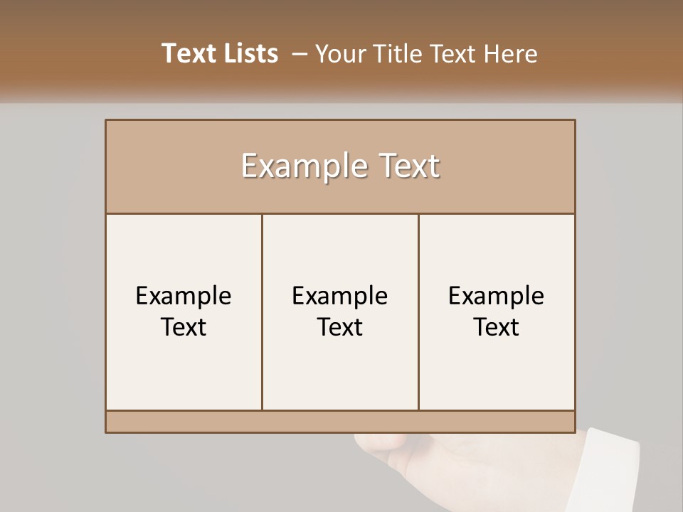 A Person Holding A Mechanical Device In Their Hand PowerPoint Template