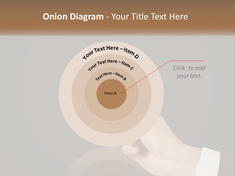 A Person Holding A Mechanical Device In Their Hand PowerPoint Template