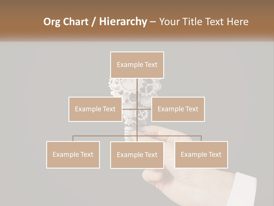 A Person Holding A Mechanical Device In Their Hand PowerPoint Template