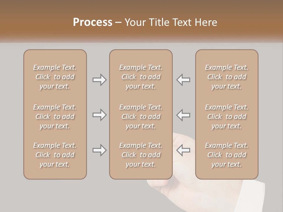 A Person Holding A Mechanical Device In Their Hand PowerPoint Template