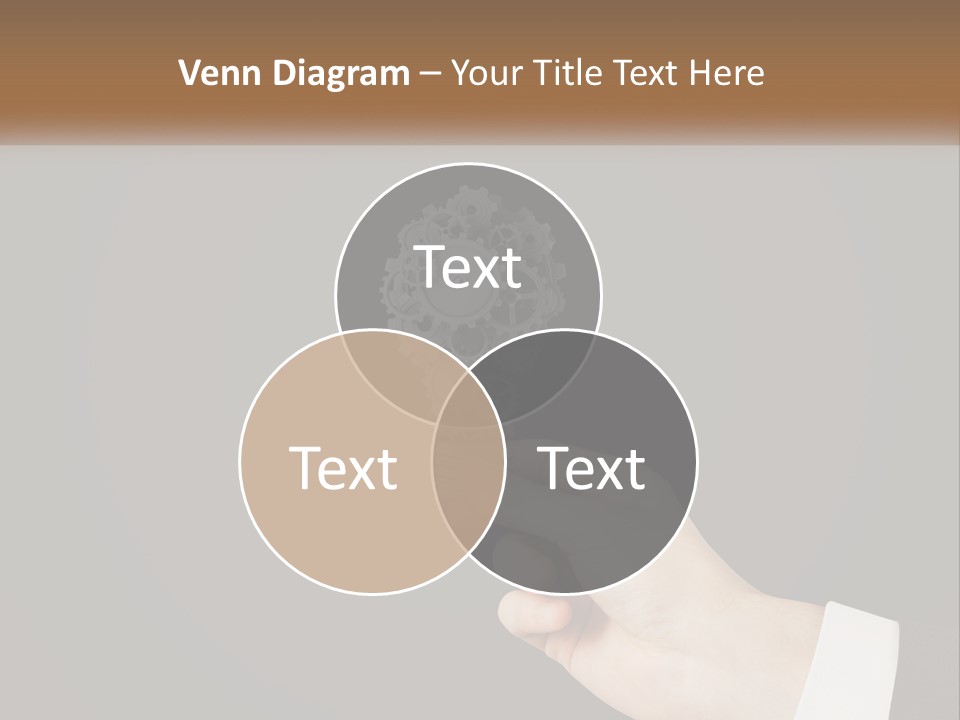 A Person Holding A Mechanical Device In Their Hand PowerPoint Template