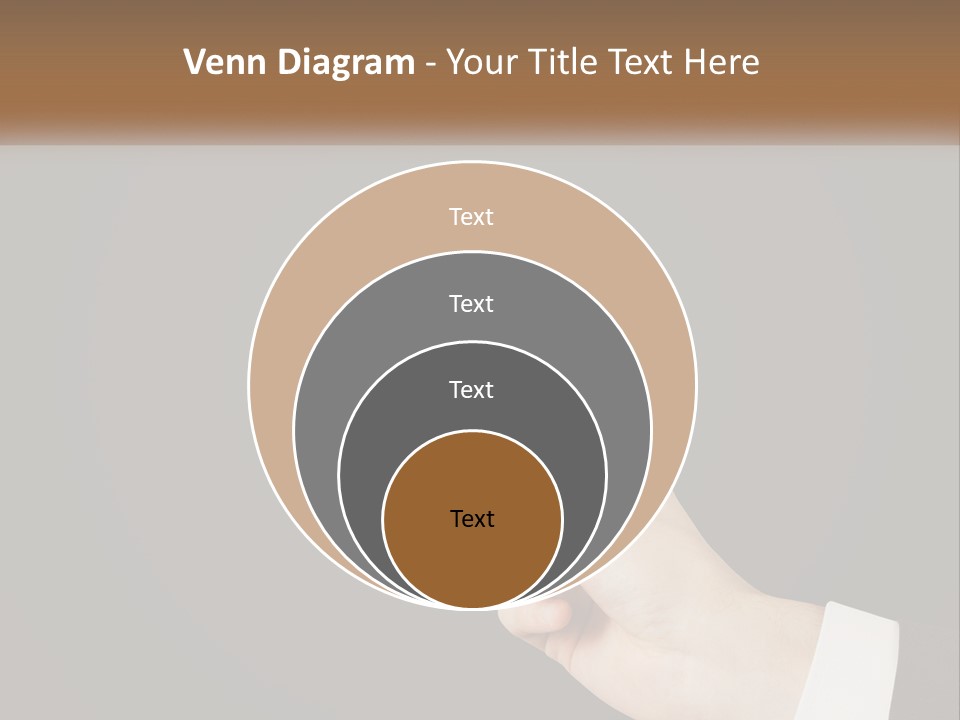 A Person Holding A Mechanical Device In Their Hand PowerPoint Template