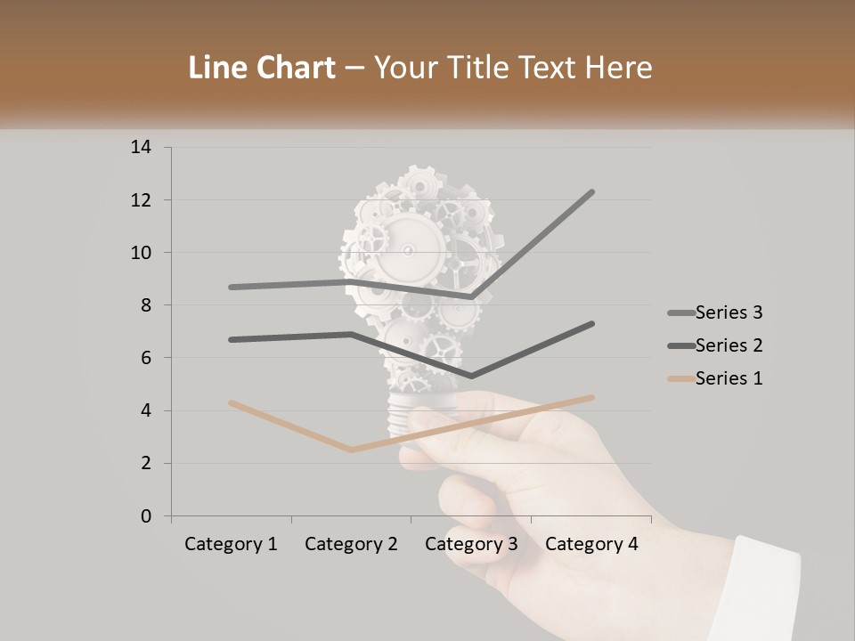 A Person Holding A Mechanical Device In Their Hand PowerPoint Template