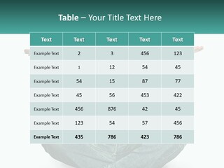 A Woman Sitting In The Middle Of A Yoga Pose PowerPoint Template