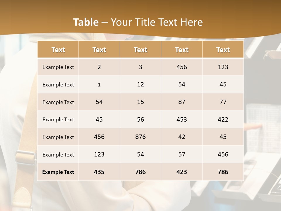 A Woman Is Looking At A Display Of Cell Phones PowerPoint Template