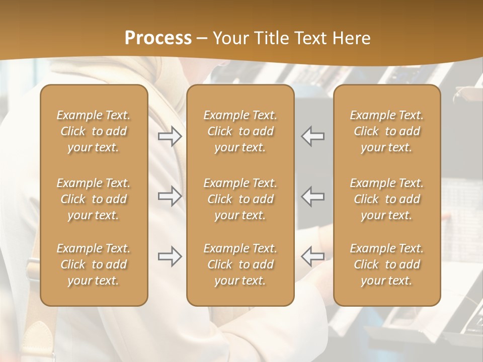 A Woman Is Looking At A Display Of Cell Phones PowerPoint Template