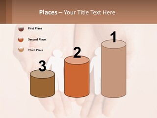 Two Hands Holding A Paper Cutout Of Two People Holding A Heart PowerPoint Template