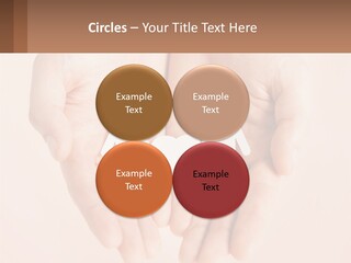 Two Hands Holding A Paper Cutout Of Two People Holding A Heart PowerPoint Template