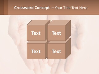 Two Hands Holding A Paper Cutout Of Two People Holding A Heart PowerPoint Template