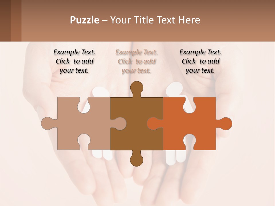 Two Hands Holding A Paper Cutout Of Two People Holding A Heart PowerPoint Template