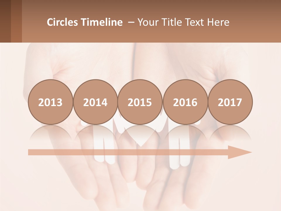 Two Hands Holding A Paper Cutout Of Two People Holding A Heart PowerPoint Template