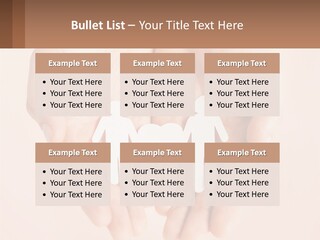 Two Hands Holding A Paper Cutout Of Two People Holding A Heart PowerPoint Template