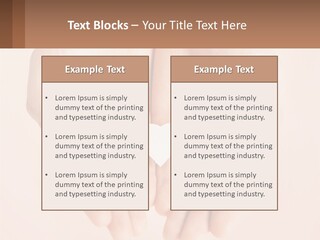 Two Hands Holding A Paper Cutout Of Two People Holding A Heart PowerPoint Template