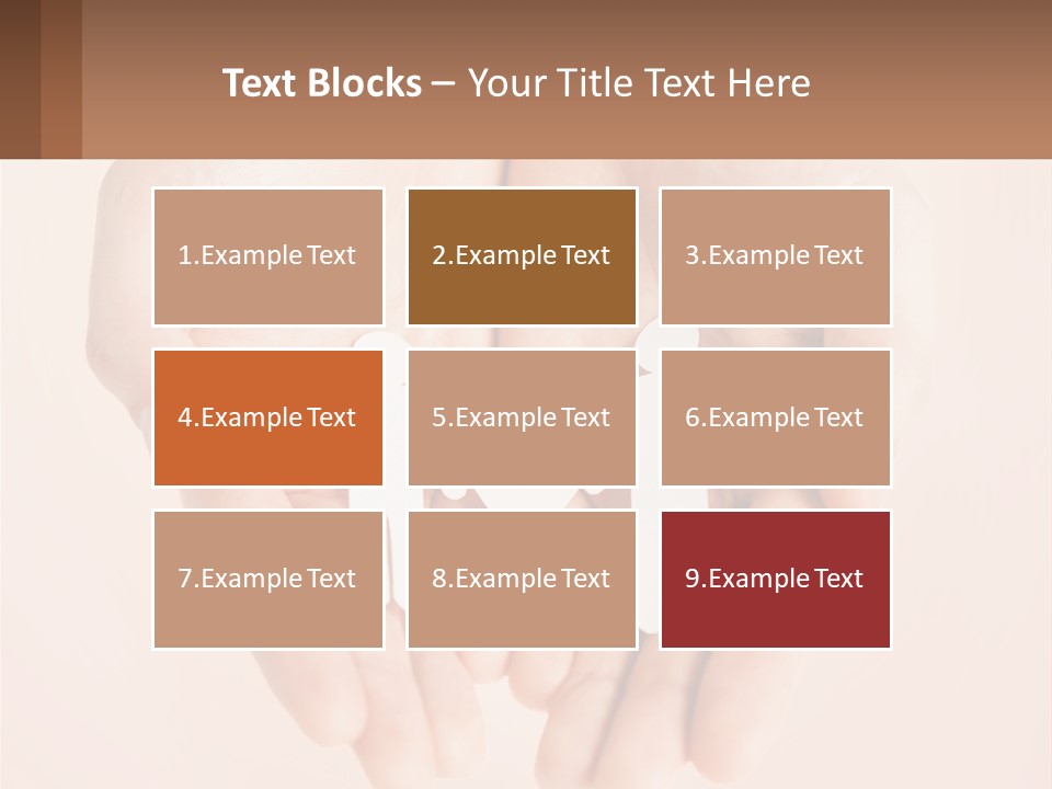 Two Hands Holding A Paper Cutout Of Two People Holding A Heart PowerPoint Template