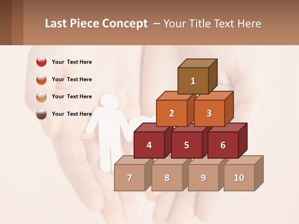 Two Hands Holding A Paper Cutout Of Two People Holding A Heart PowerPoint Template