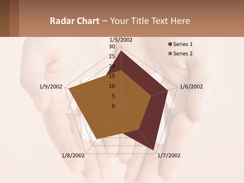 Two Hands Holding A Paper Cutout Of Two People Holding A Heart PowerPoint Template
