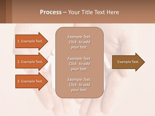 Two Hands Holding A Paper Cutout Of Two People Holding A Heart PowerPoint Template