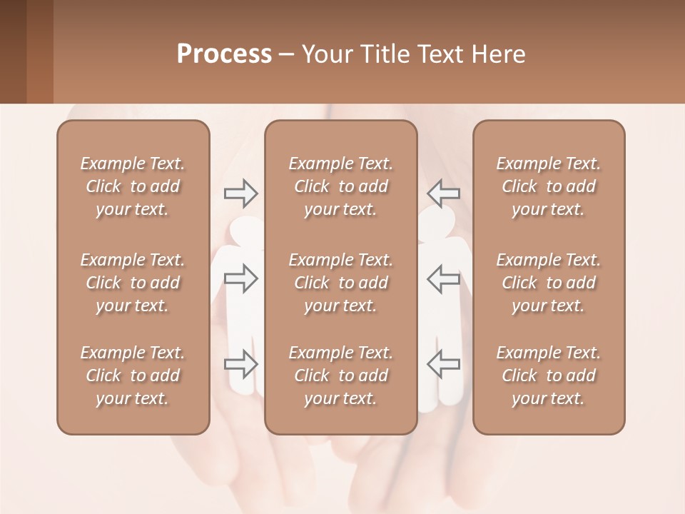 Two Hands Holding A Paper Cutout Of Two People Holding A Heart PowerPoint Template