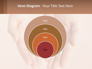 Two Hands Holding A Paper Cutout Of Two People Holding A Heart PowerPoint Template