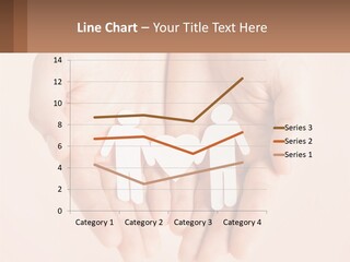 Two Hands Holding A Paper Cutout Of Two People Holding A Heart PowerPoint Template