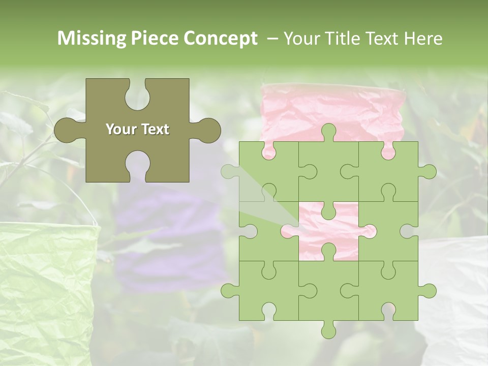 A Group Of Colorful Paper Wrapped In Pink, Purple, And Green PowerPoint Template