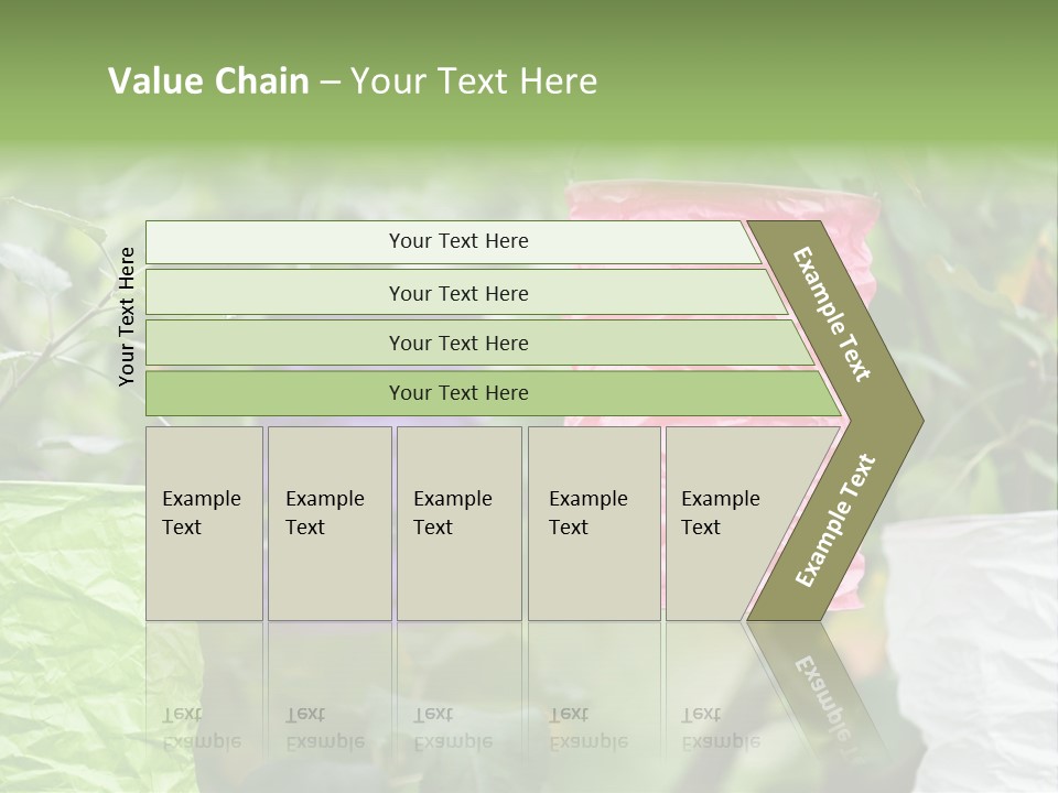 A Group Of Colorful Paper Wrapped In Pink, Purple, And Green PowerPoint Template