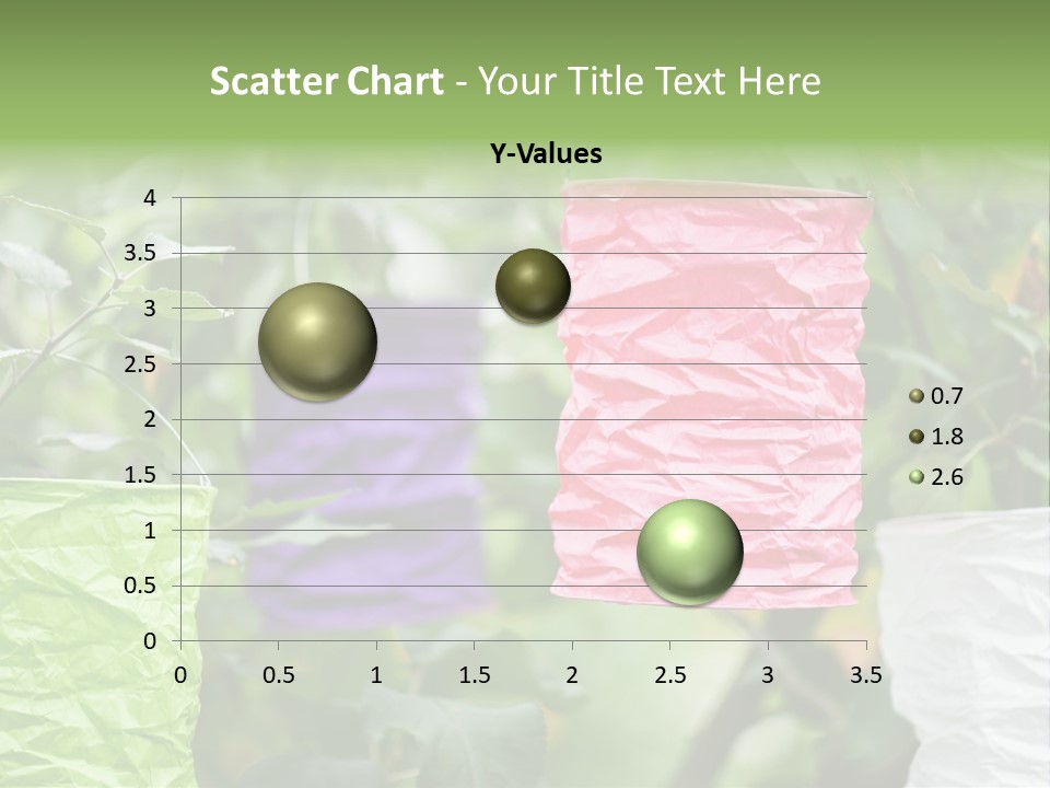 A Group Of Colorful Paper Wrapped In Pink, Purple, And Green PowerPoint Template
