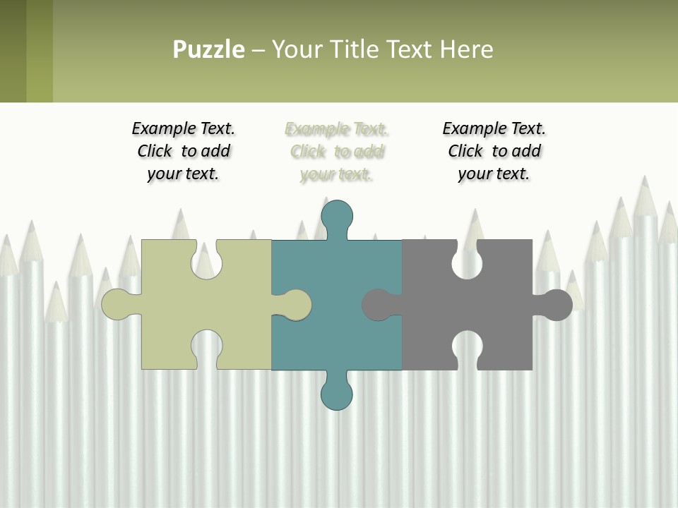 A Bunch Of Pencils Are Lined Up In A Row PowerPoint Template