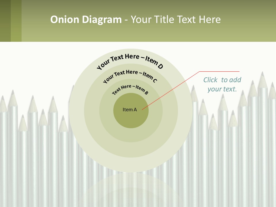 A Bunch Of Pencils Are Lined Up In A Row PowerPoint Template