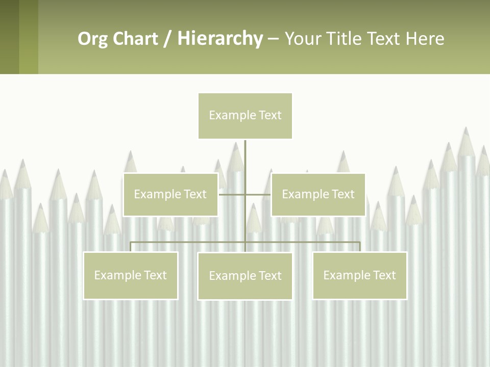 A Bunch Of Pencils Are Lined Up In A Row PowerPoint Template