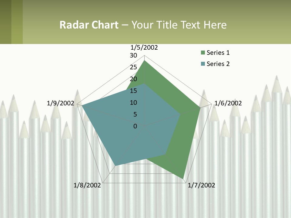 A Bunch Of Pencils Are Lined Up In A Row PowerPoint Template
