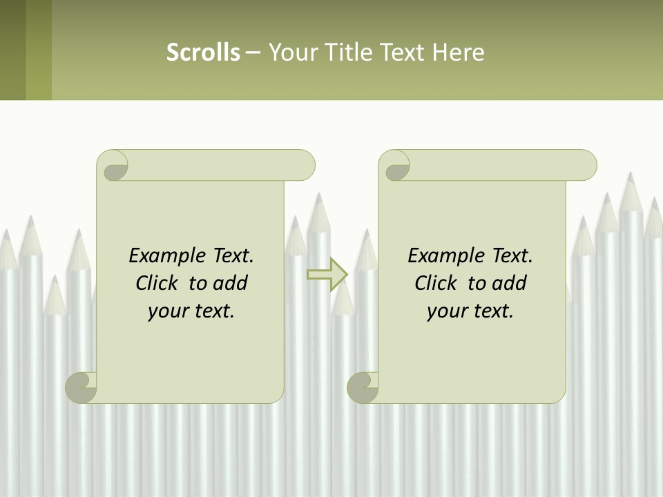 A Bunch Of Pencils Are Lined Up In A Row PowerPoint Template