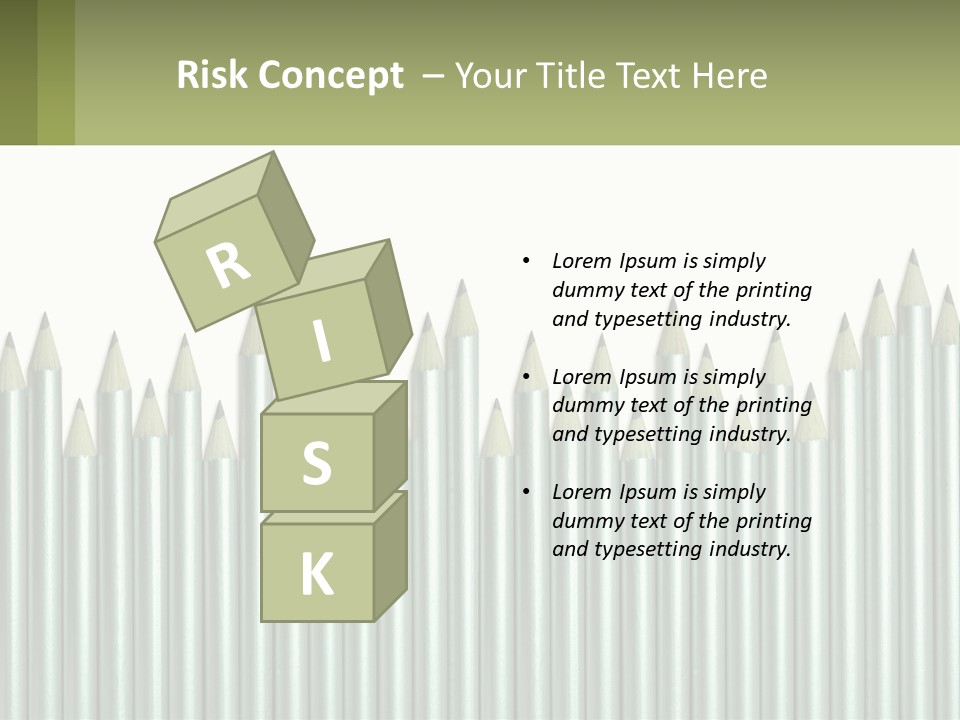 A Bunch Of Pencils Are Lined Up In A Row PowerPoint Template