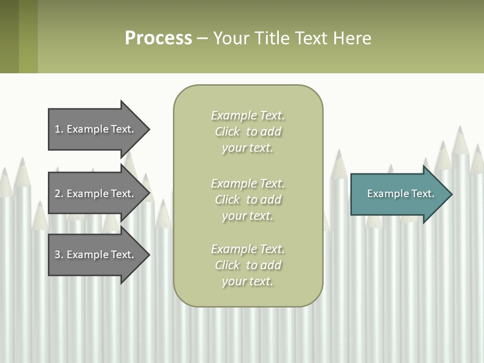 A Bunch Of Pencils Are Lined Up In A Row PowerPoint Template