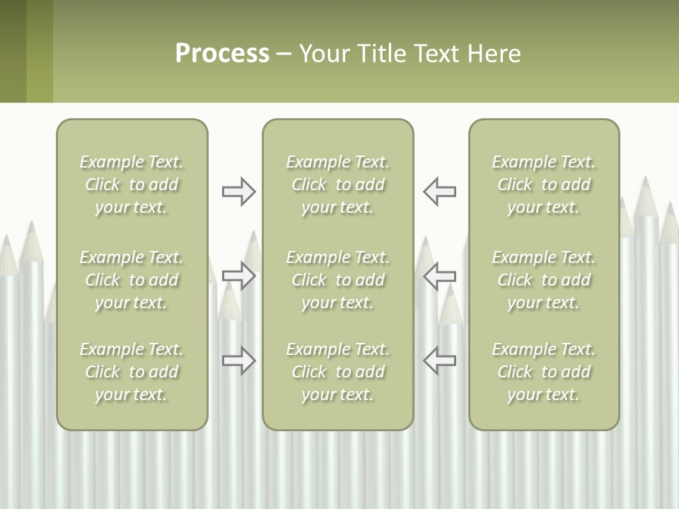 A Bunch Of Pencils Are Lined Up In A Row PowerPoint Template