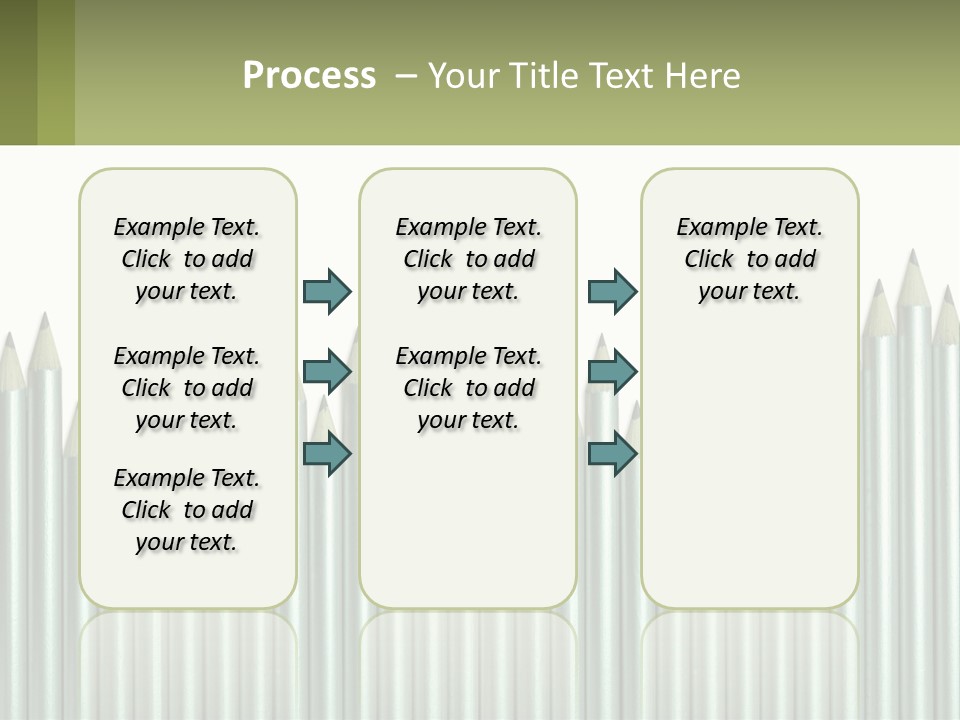 A Bunch Of Pencils Are Lined Up In A Row PowerPoint Template