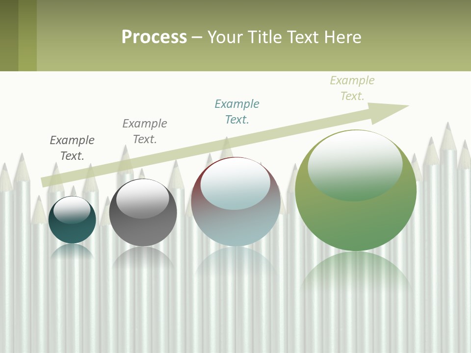 A Bunch Of Pencils Are Lined Up In A Row PowerPoint Template