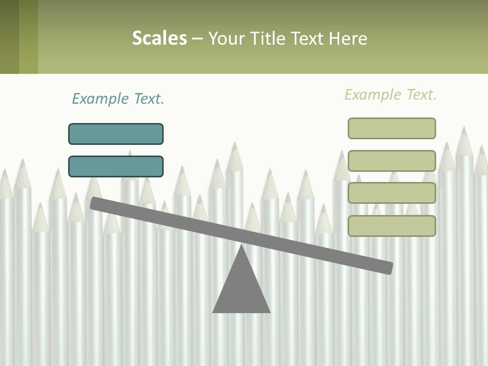 A Bunch Of Pencils Are Lined Up In A Row PowerPoint Template