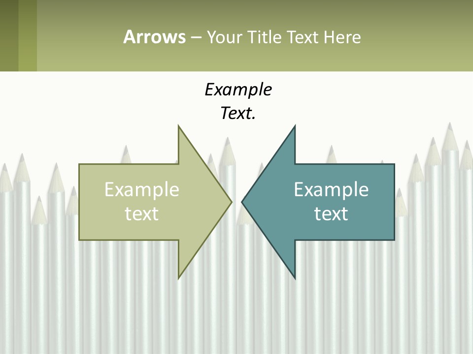 A Bunch Of Pencils Are Lined Up In A Row PowerPoint Template