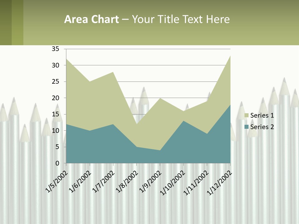A Bunch Of Pencils Are Lined Up In A Row PowerPoint Template