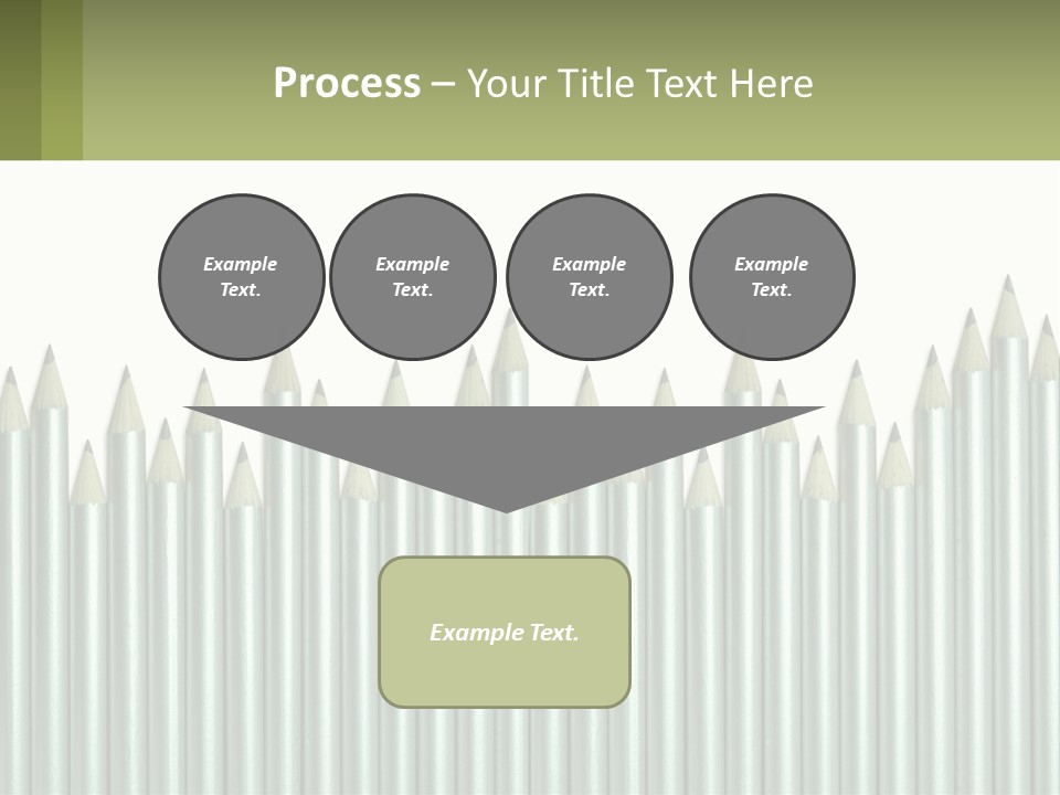 A Bunch Of Pencils Are Lined Up In A Row PowerPoint Template