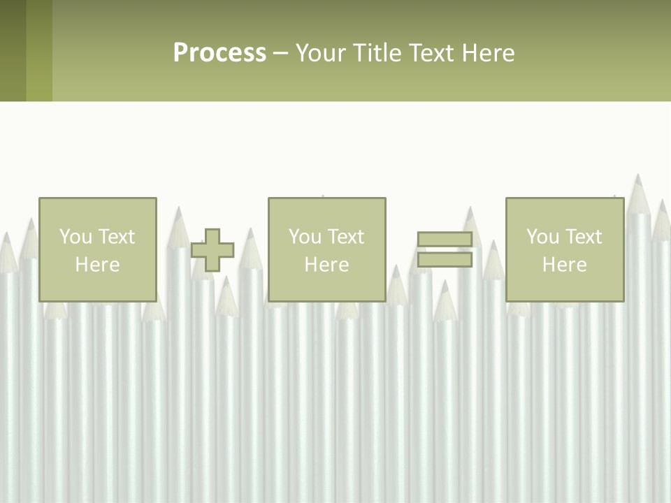 A Bunch Of Pencils Are Lined Up In A Row PowerPoint Template