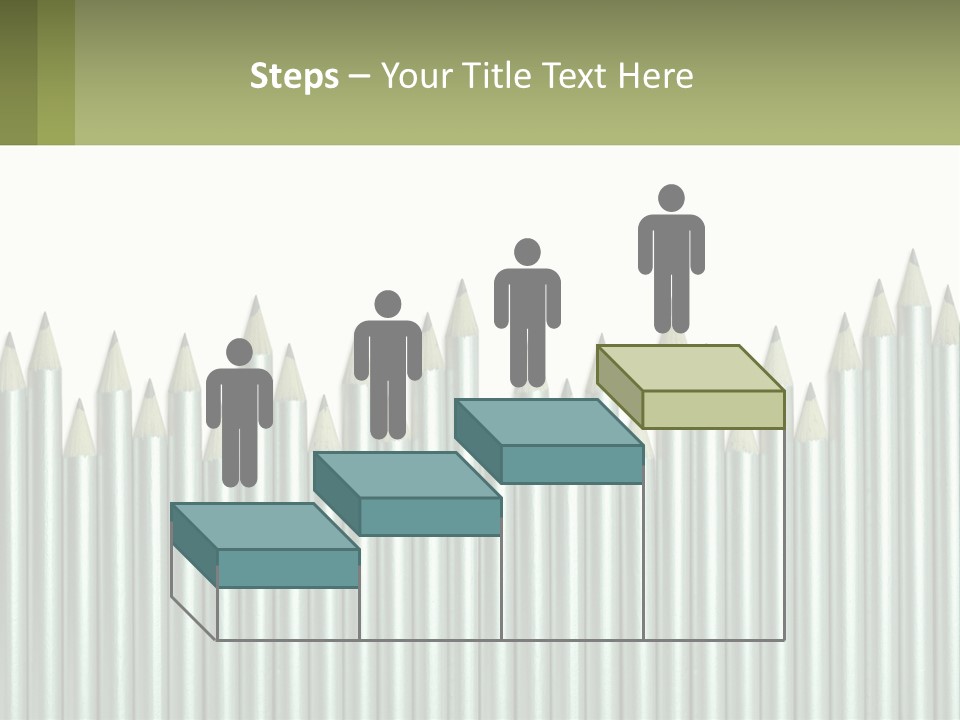 A Bunch Of Pencils Are Lined Up In A Row PowerPoint Template