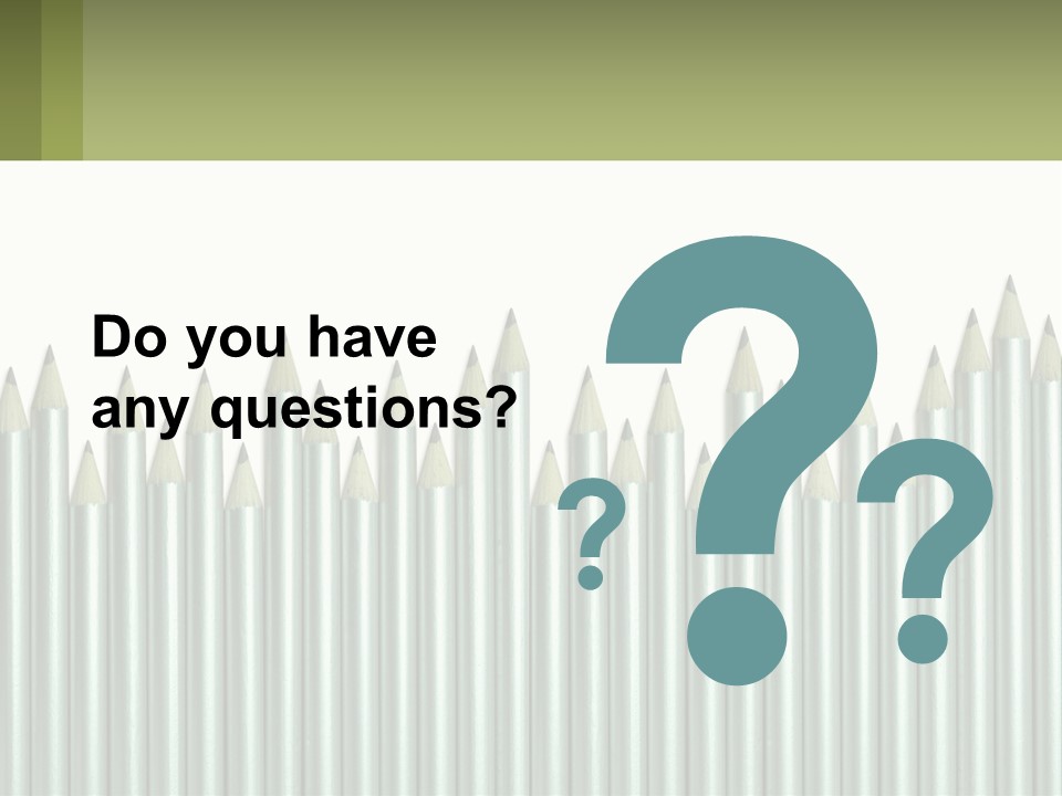 A Bunch Of Pencils Are Lined Up In A Row PowerPoint Template