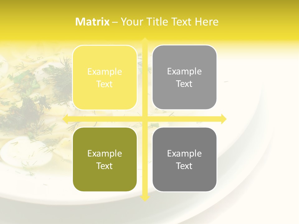 A Plate Of Pasta With Parsley On Top Of It PowerPoint Template